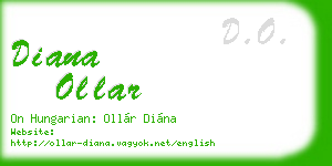 diana ollar business card